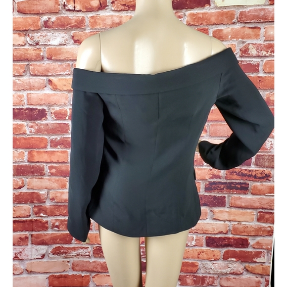 Bardot Off Shoulder Blazer Jacket Size 6 NWT - Picture 5 of 6
